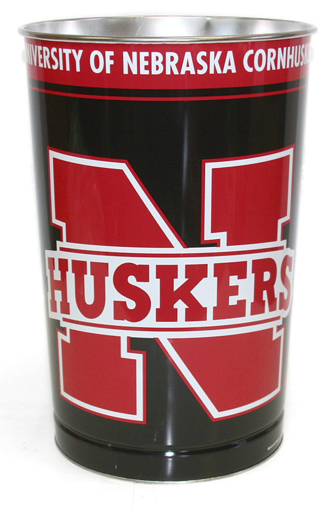 Black Husker/Blackshrt Wastebasket