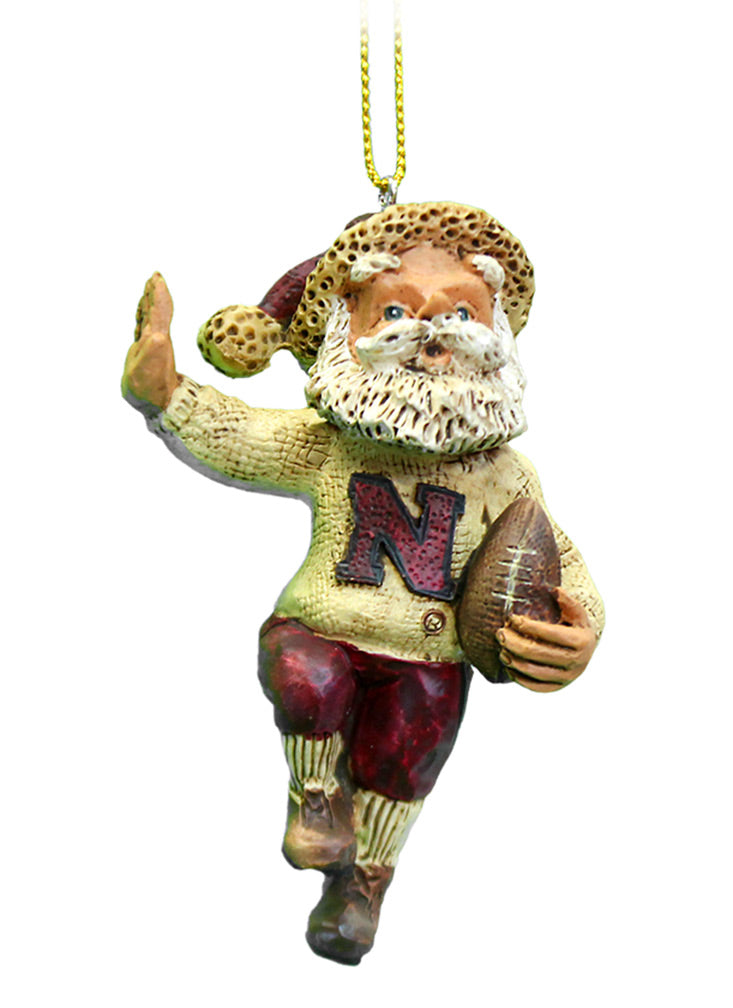 Bert Anderson Husker Ornament Running Back Santa