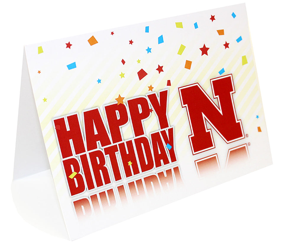 Nebraska Star Birthday Card