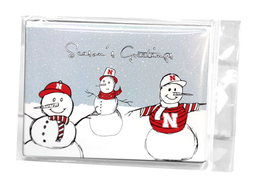 Seasons Greetings Snowmen Card