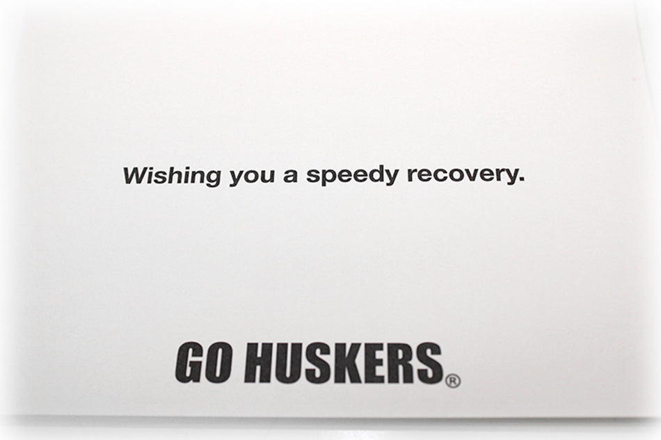 Husker Get Well Soon Card