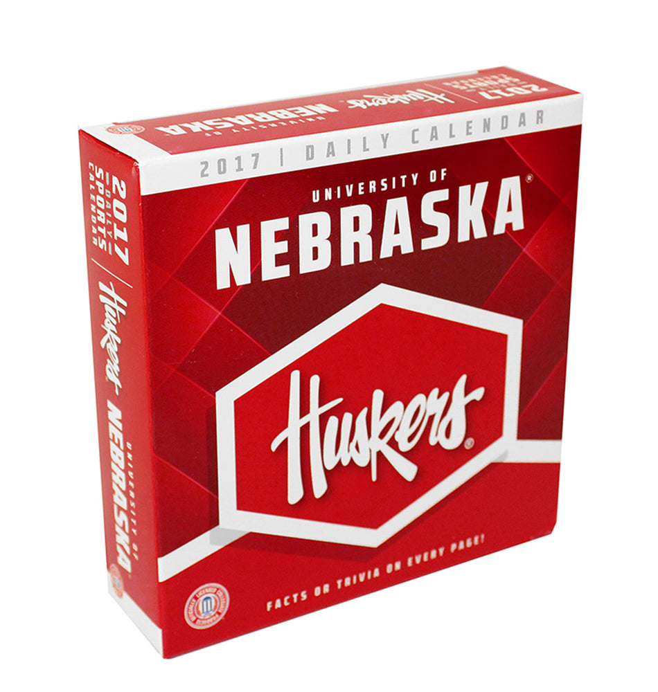 2017 Husker Daily Trivia Desktop Calendar