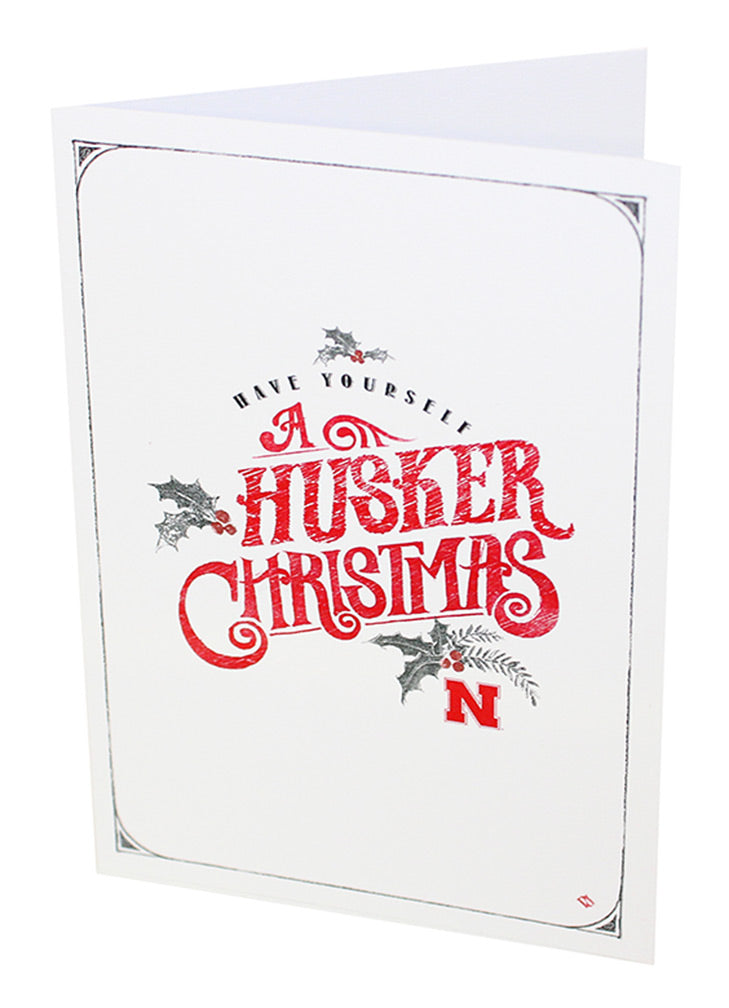 Merry Husker Christmas Card