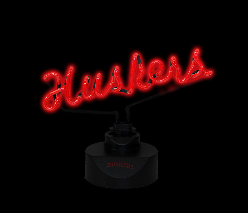 Neon Huskers Sign