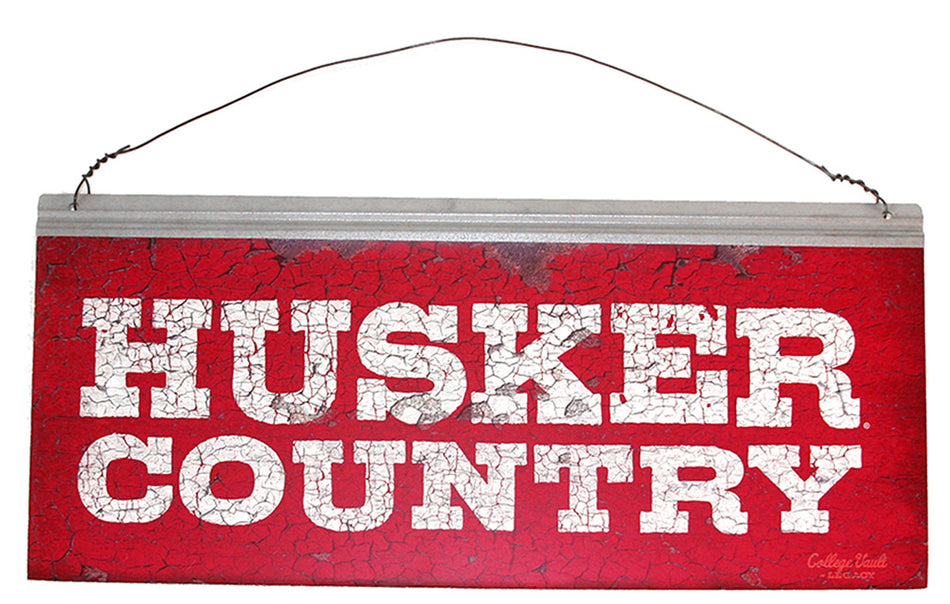 Husker Country Tin Sign