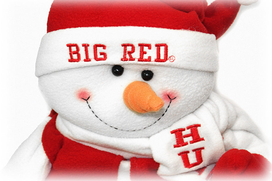 Nebraska Huskers Snuggly Snowman