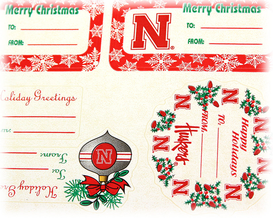 Nebraska Holiday Labels