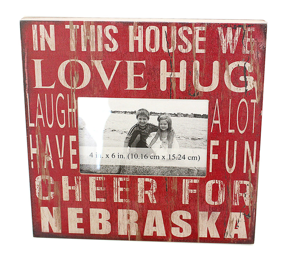 In This House Huskers Picture Frame