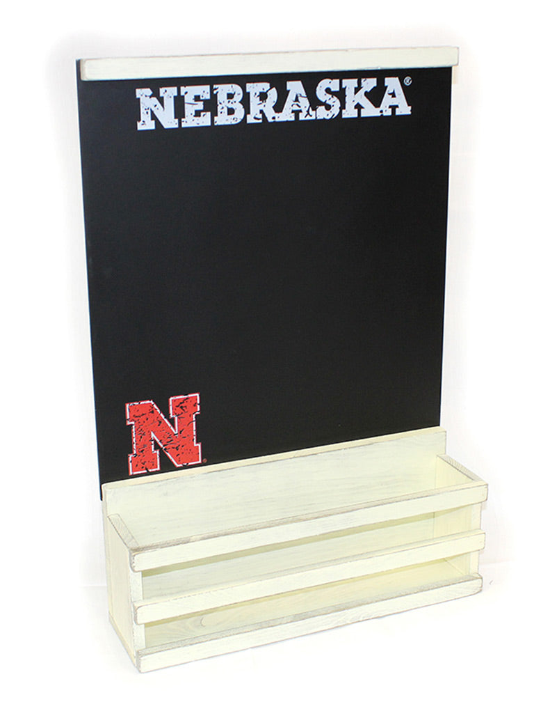 Husker Chalkboard with Tray Wall