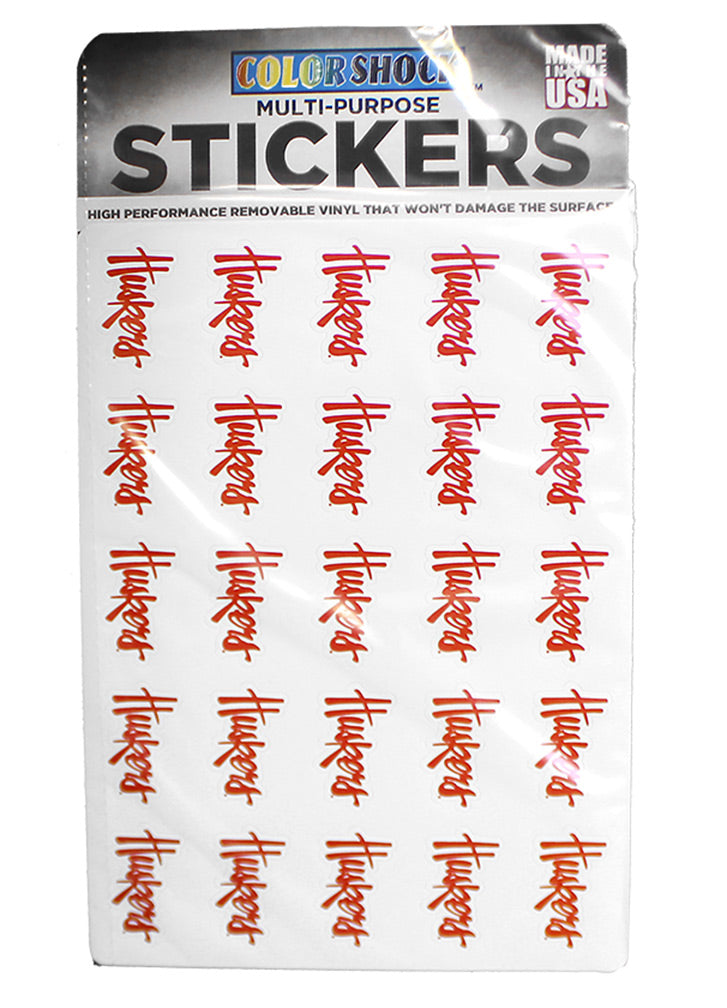 Huskers Script Sticket Sheet CS