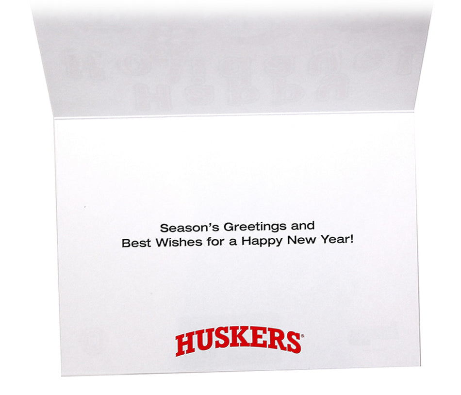 Husker Santa Holiday Card