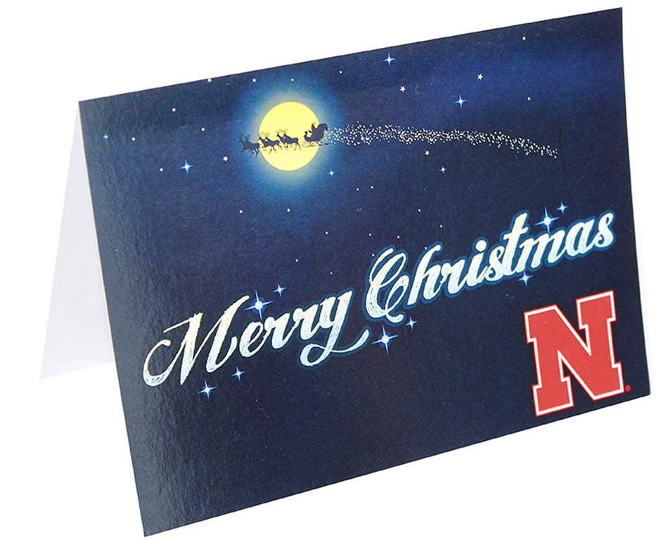 Nebrask Ho Ho Ho Christmas Card