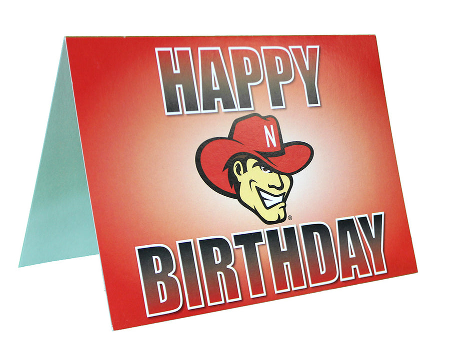Herbie Husker Happy Birthday Card