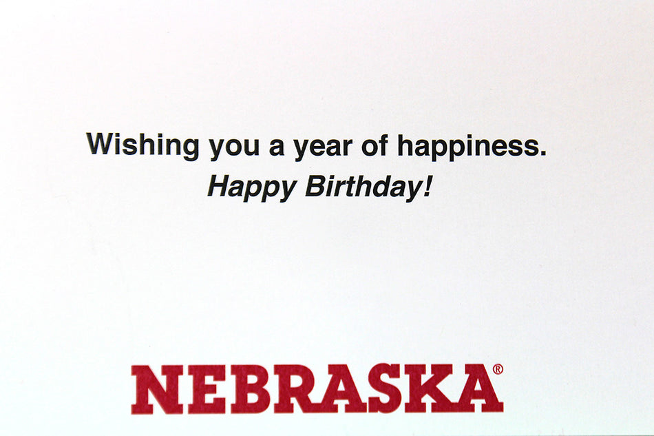 Herbie Husker Happy Birthday Card