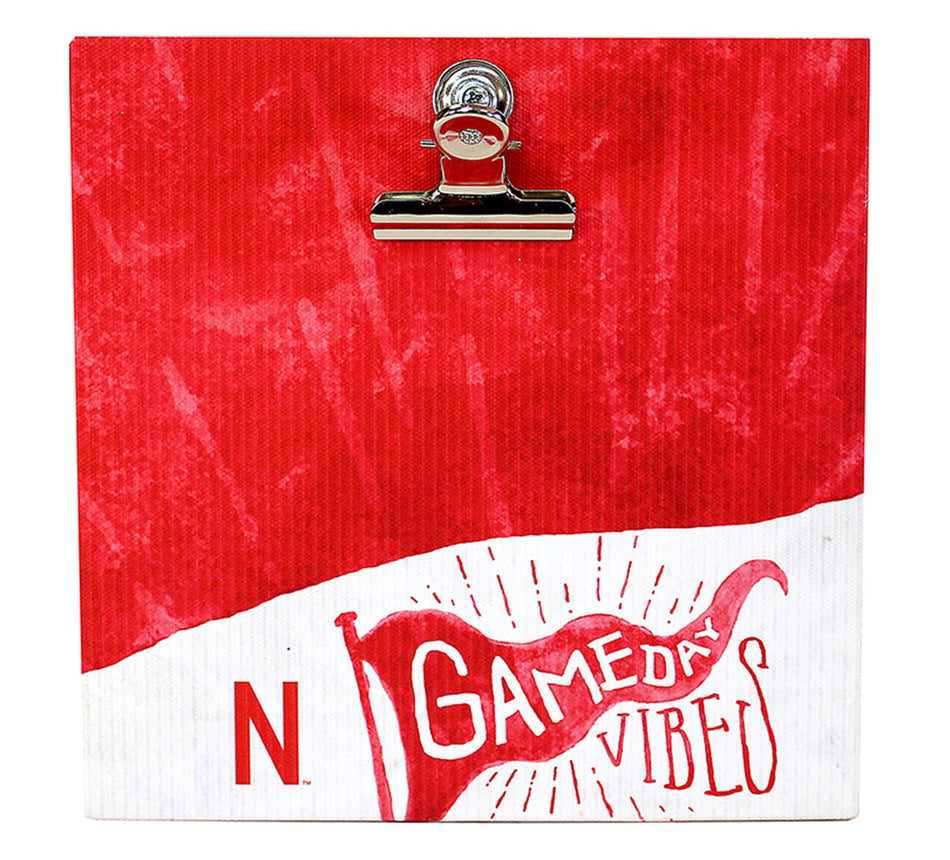 Nebraska Game Day Vibes Picture Board