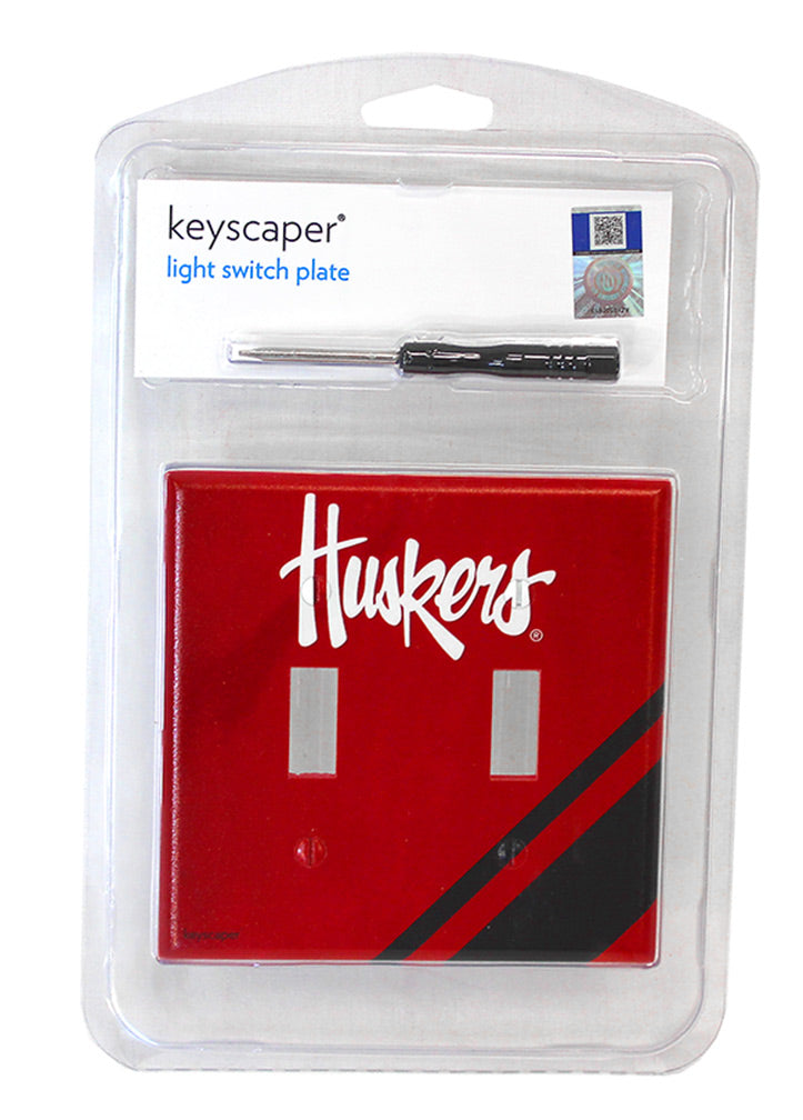 Nebraska Double Light Switch Cover