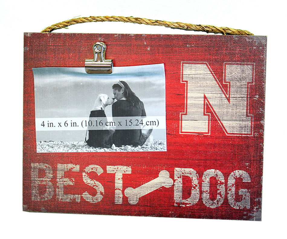 Nebraska Huskers Best Dog Clip Frame