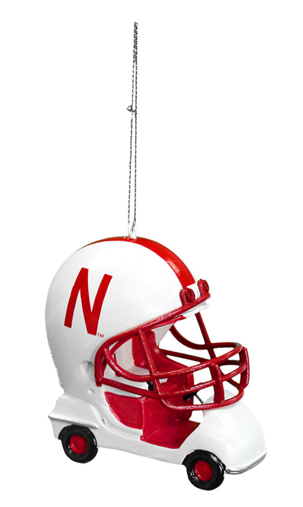 Huskers Helmet Car Christmas Ornament
