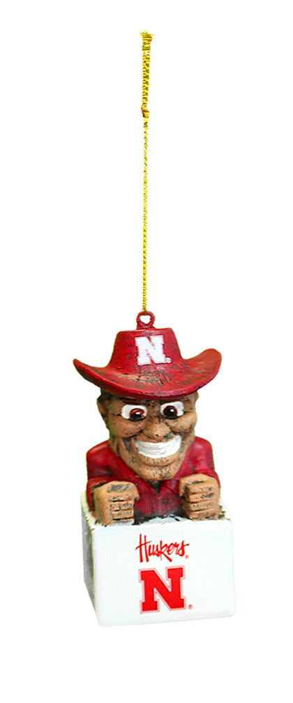 Herbie Husker Block Ornament