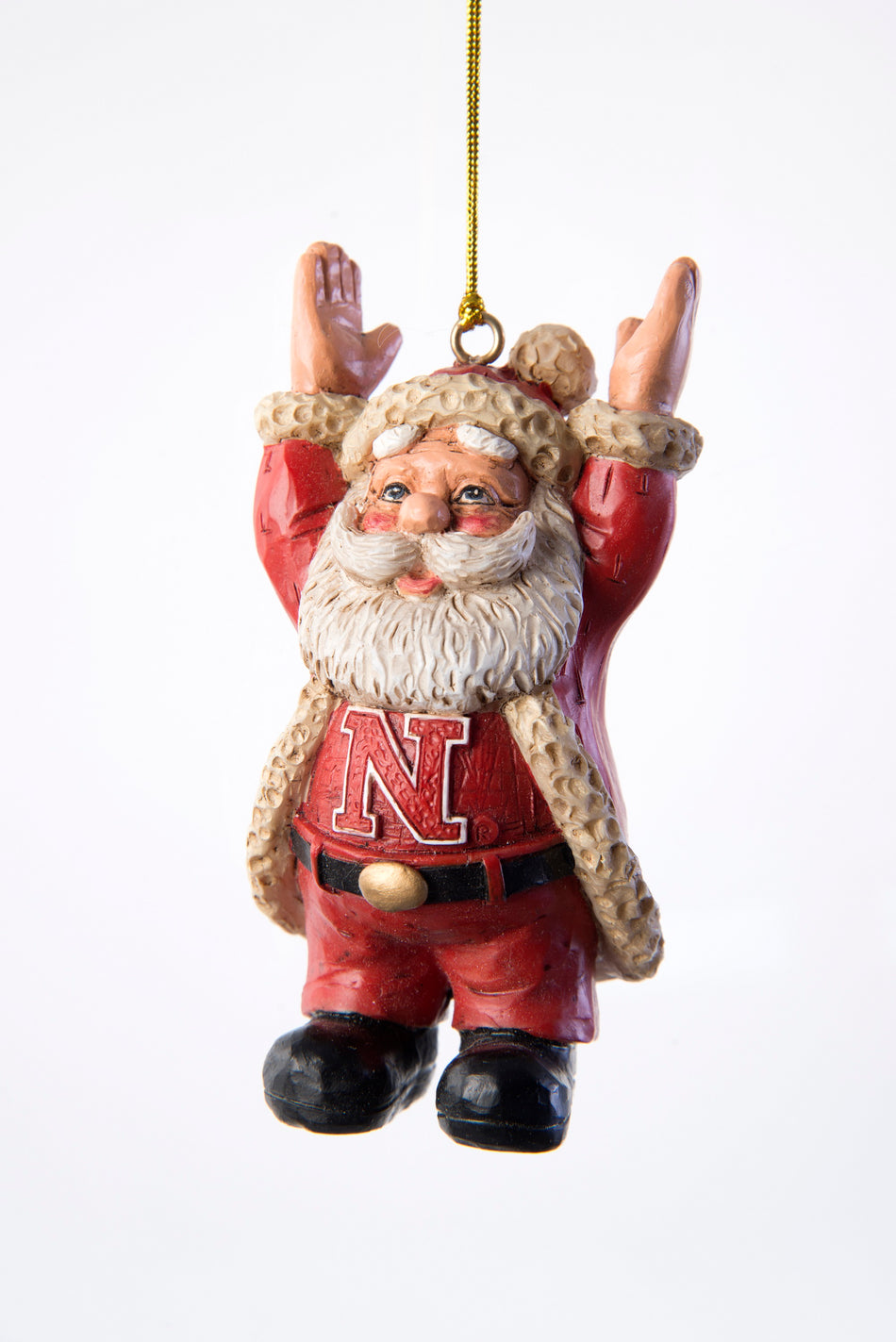 Touchdown Santa Nebraska Ornament