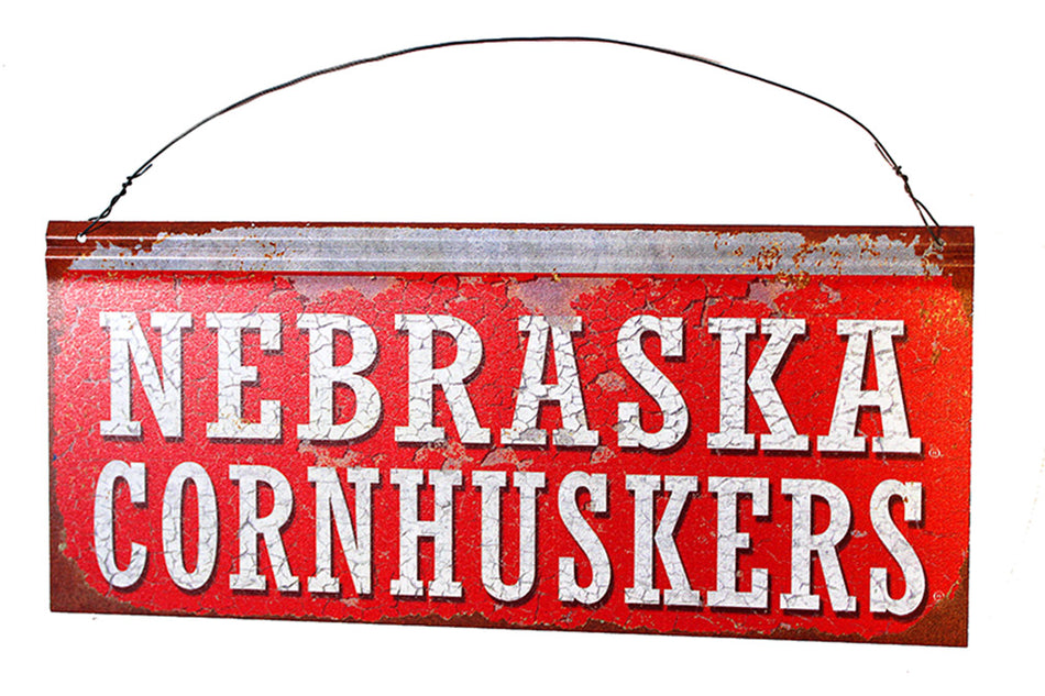 Nebraska Cornhuskers Tin Sign