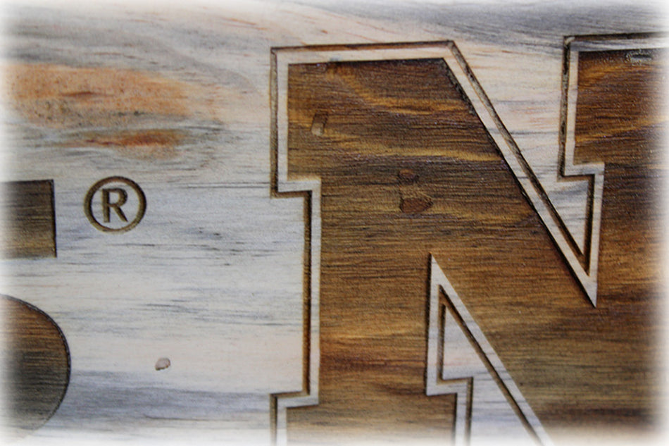 Huskers Blue Pine Sign