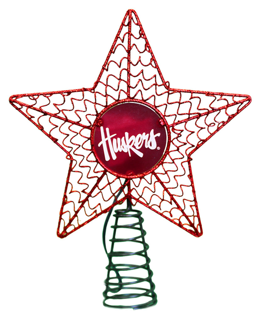 Nebraska Christmas Star Tree Topper