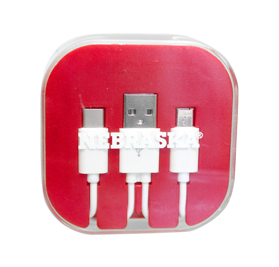 Huskers 3-in-1 Charging Cable