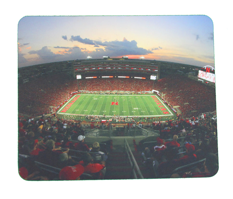 Memorial Stadium at Sunset Mousepad
