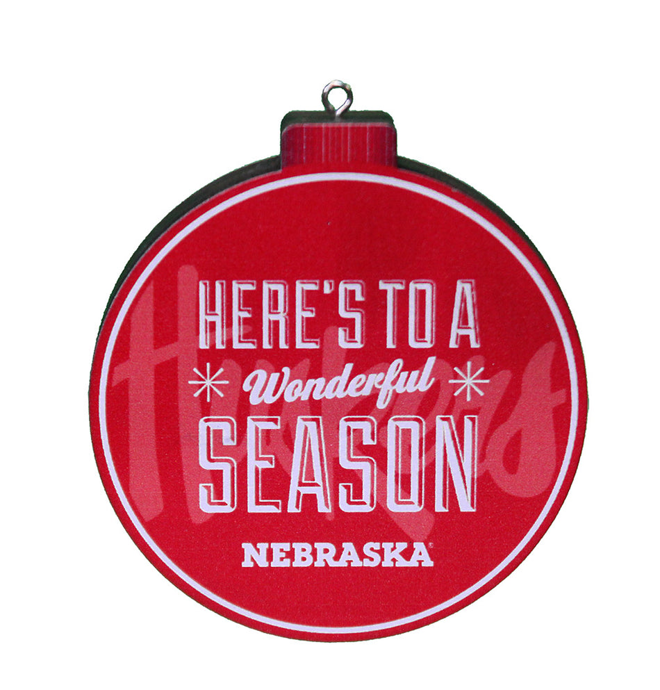 Nebraska 3D Stadium Ornament