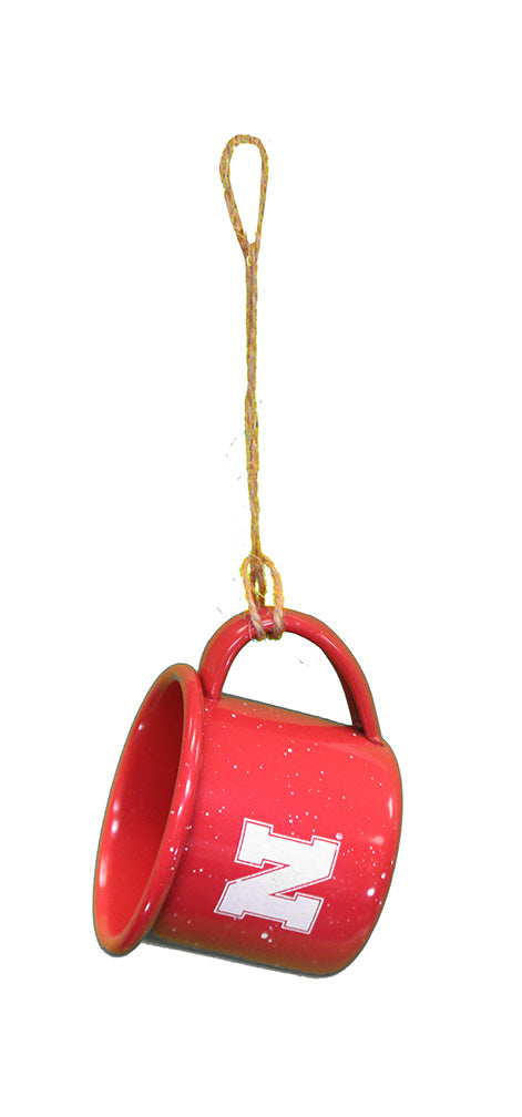 Nebraska Mini Campfire Mug Ornament