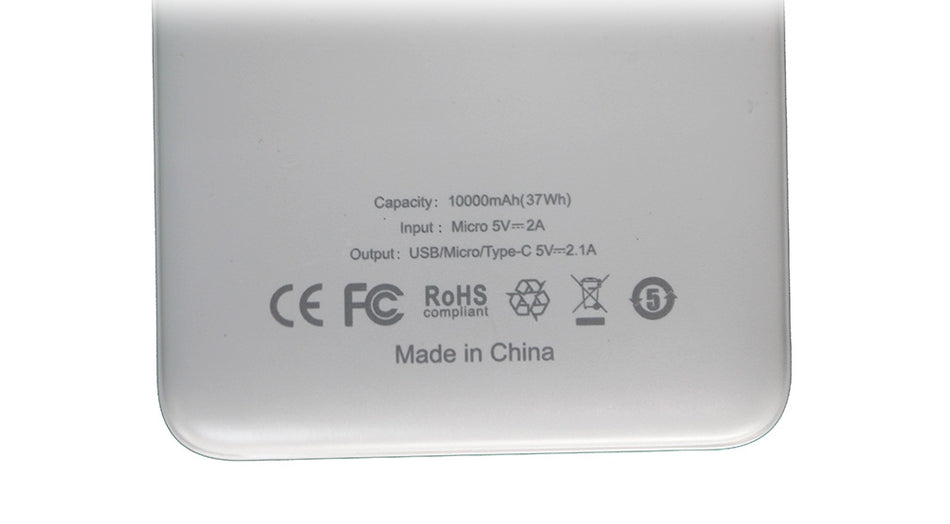 Nebraska Portable Power Bank - Ivory