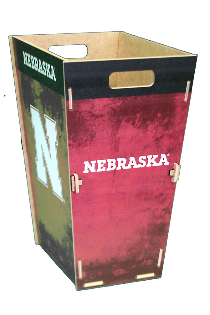 Nebraska Huskers Snap-To Waste Bin