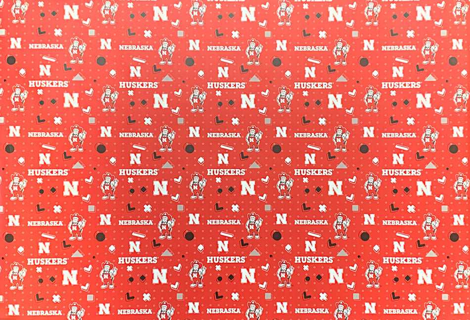 Nebraska Cornhuskers 3 Piece Gift Wrap Set Spirit Products