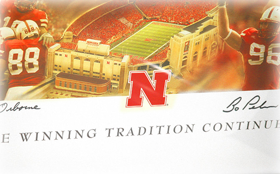 Pelini Osborne Framed and Autographed Print