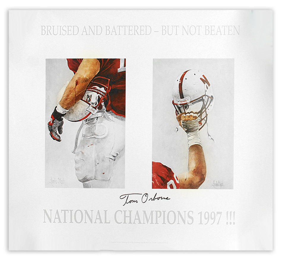 Osborne Autographed 1997 National Champs Print
