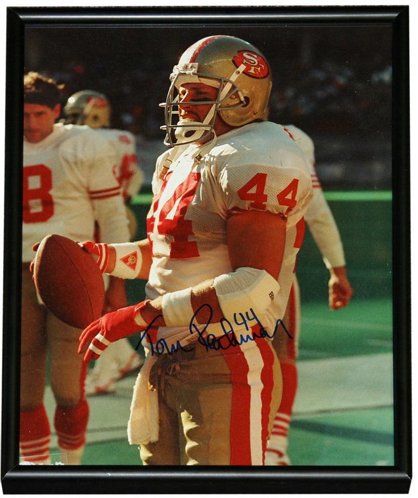 Framed and Autographed Tom Rathman Print