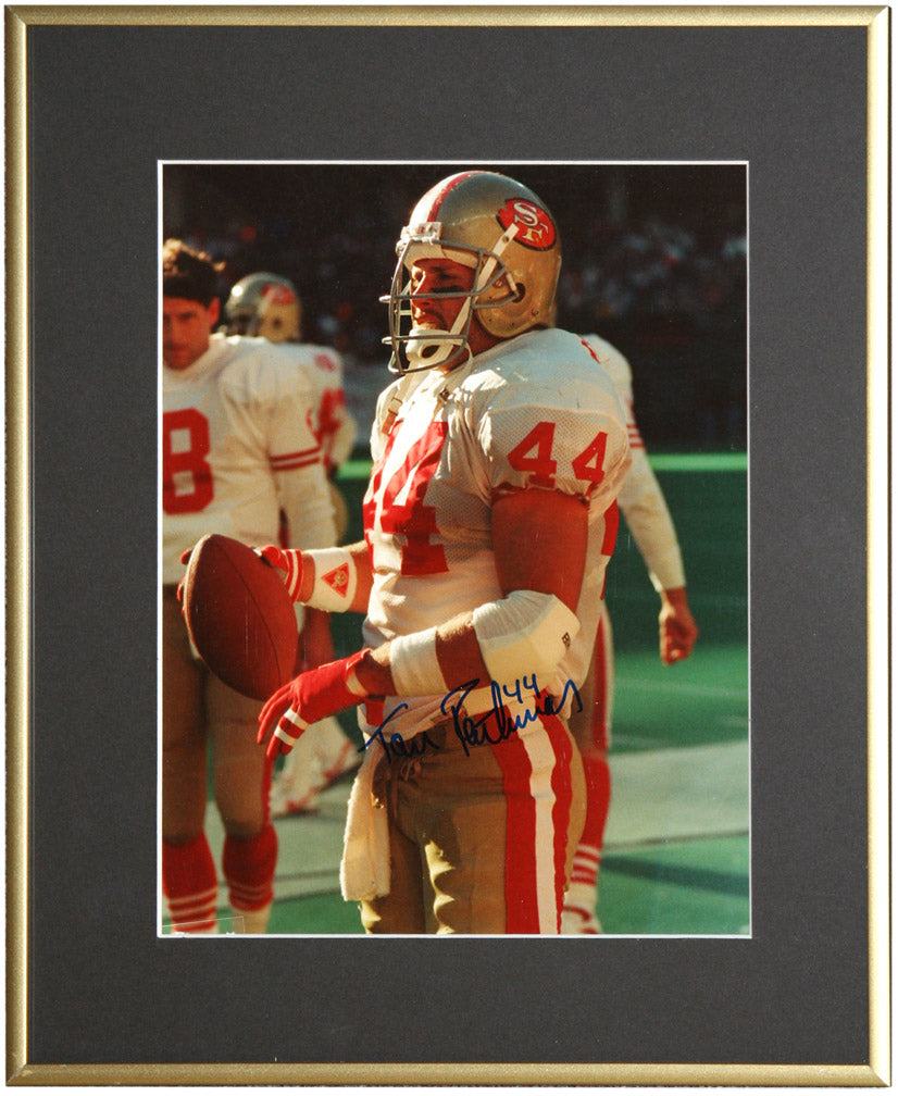 Tom Rathman Autographed Framed Photo