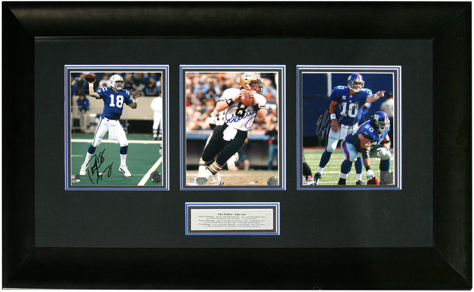 Like Father Like Son Autographed Plaque