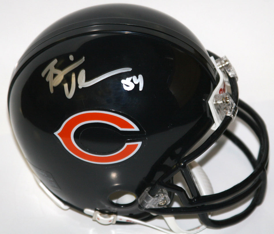 Brian Urlacher Autographed Bears Mini