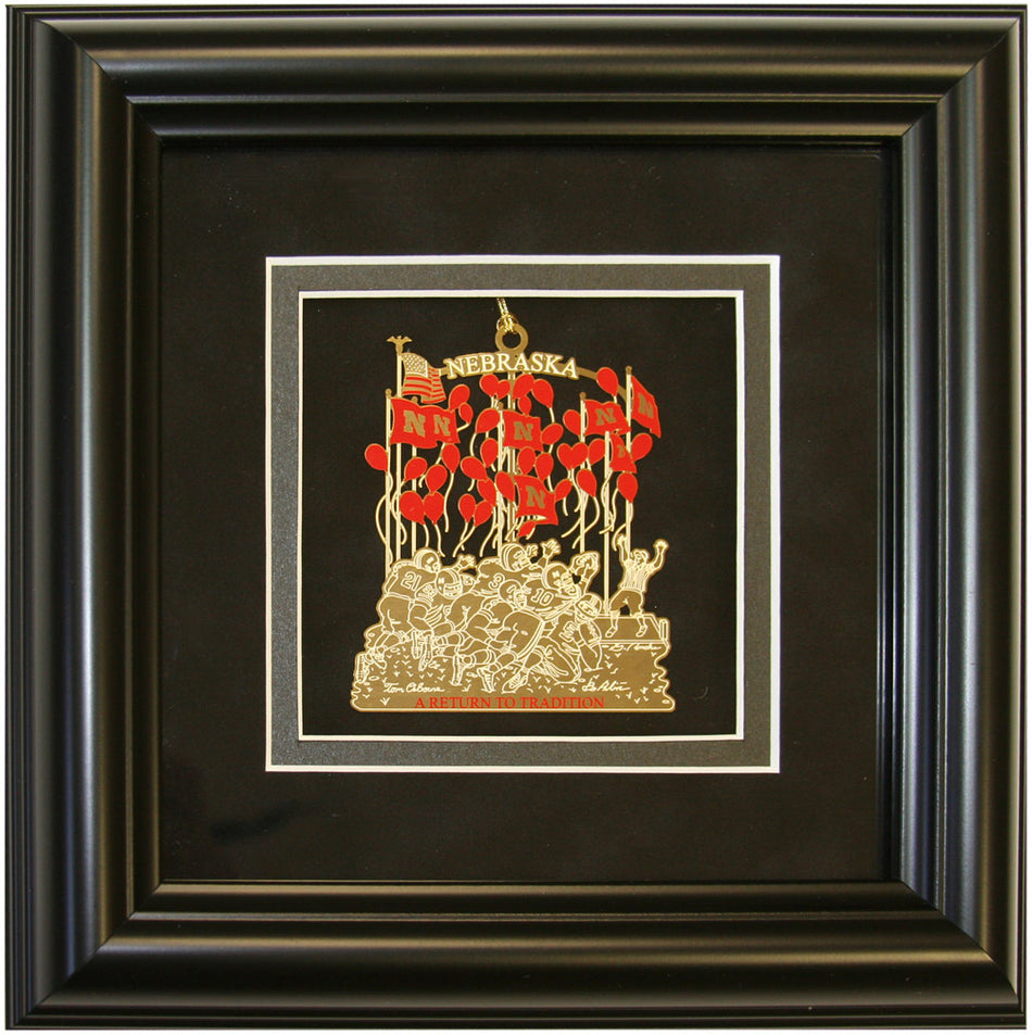 Framed NU Celebration Commemorative Ornament by Ronka
