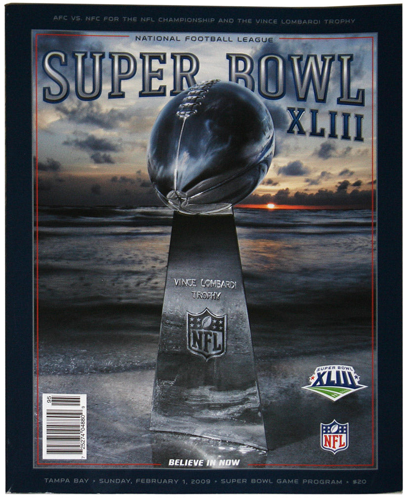2009 Super Bowl Game Program