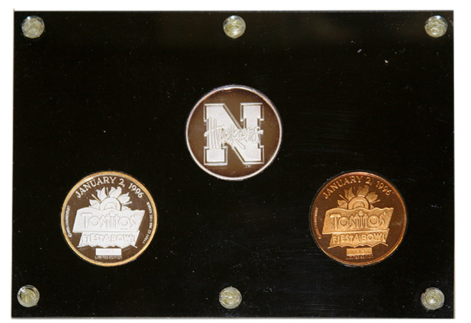 1996 Fiesta Bowl Silver and Gold Coin Set