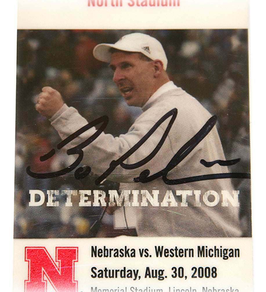 2008 Pelini Signed Western Michigan Suite Ticket