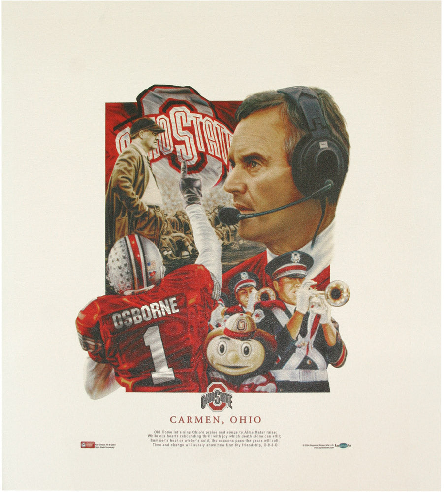 Ohio State Print by Ray Simon