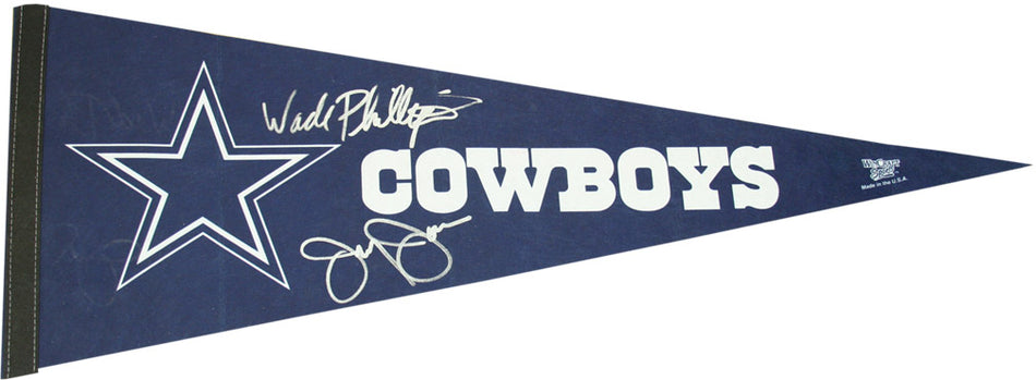 Cowboys Autographed Pennant