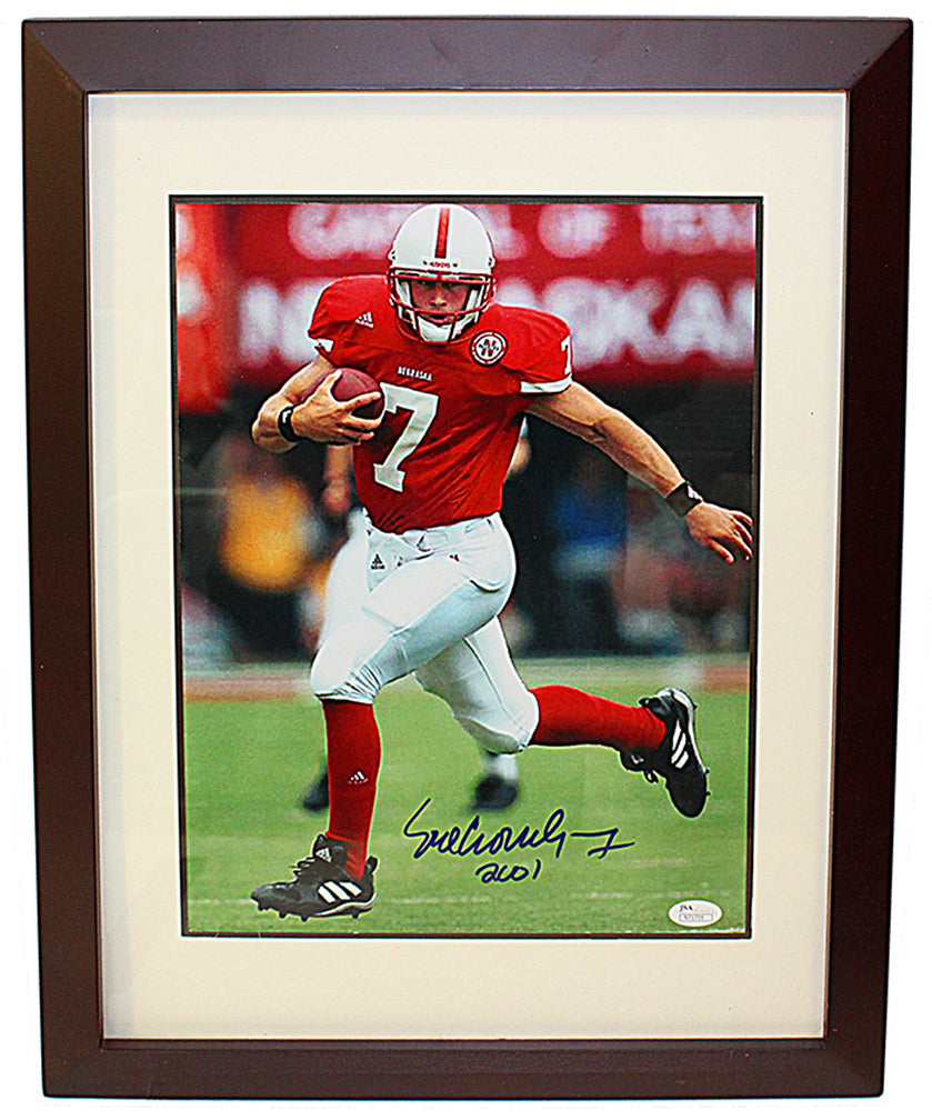 Eric Crouch Autographed Heisman Run Framed Print