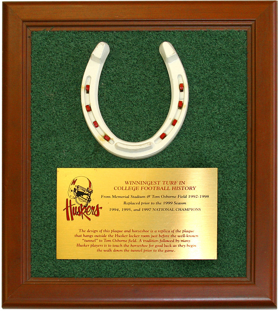 Winningest Turf Horseshoe Plaque