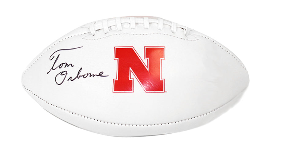 Tom Osborne Signed TeamMates 25th Year Football