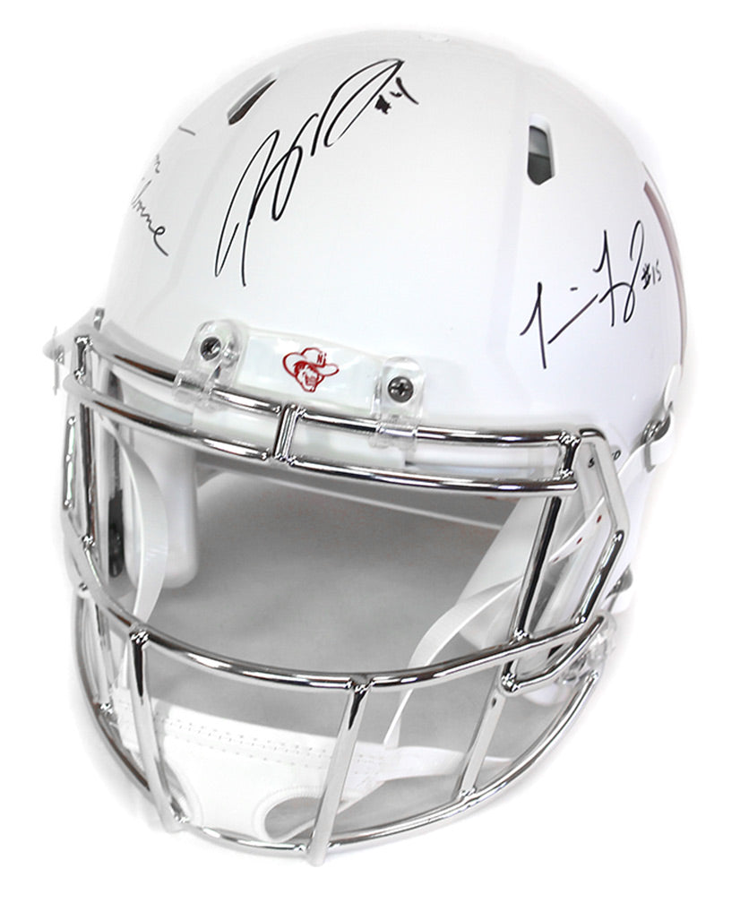 Husker Tom's Autographed Alternate Speed Helmet